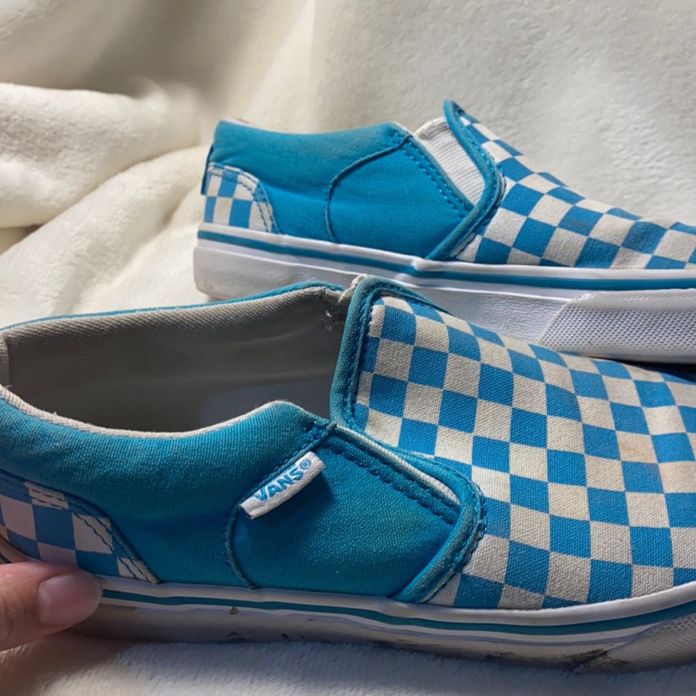 teal vans